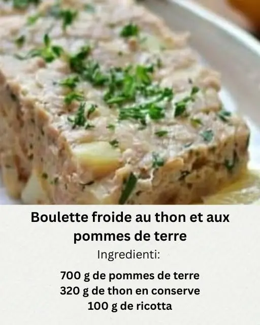 polpette tonno e patate