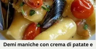 pasta crema patate e vongole