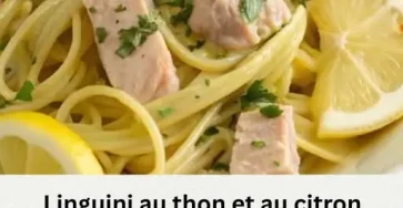 linguine al tonno e limone