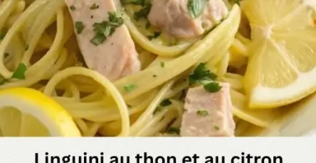 linguine al tonno e limone
