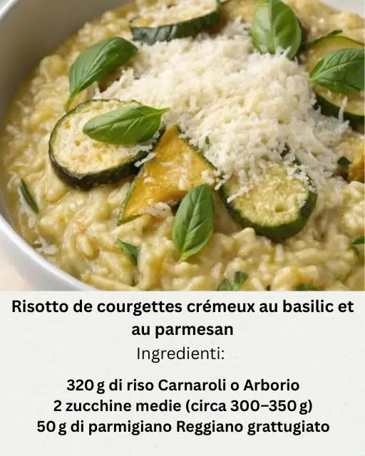 risotto alle zucchine cremoso