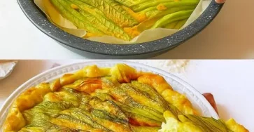 tortino fiori di zucca