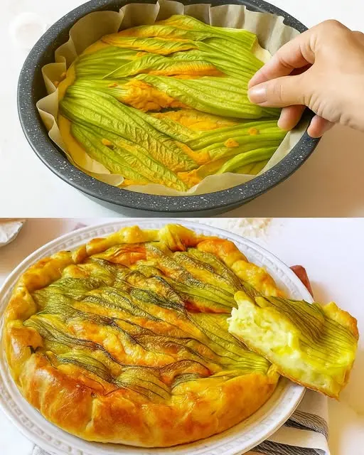 tortino fiori di zucca