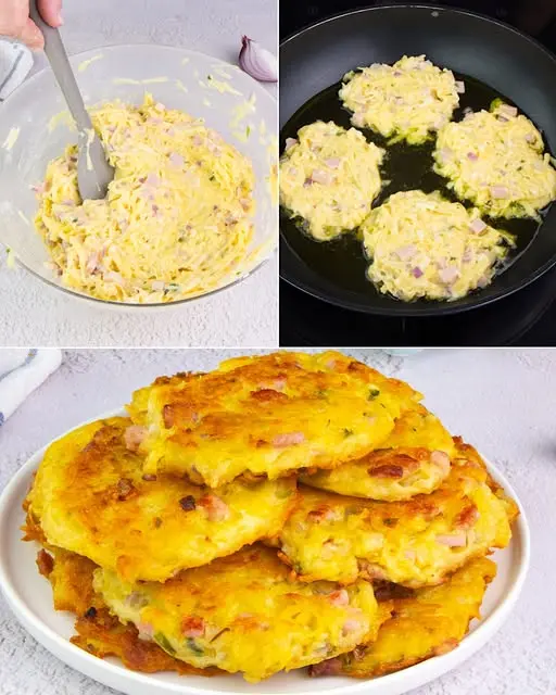 frittelle patate prosciutto formaggio