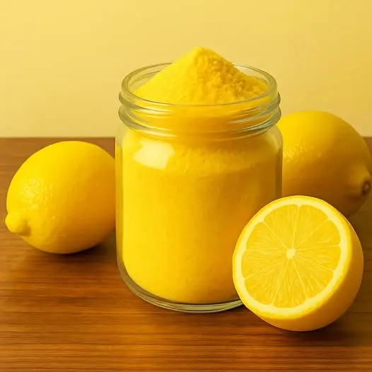 polvere di limone fatta in casa