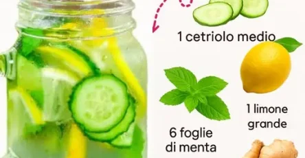 acqua detox pancia piatta