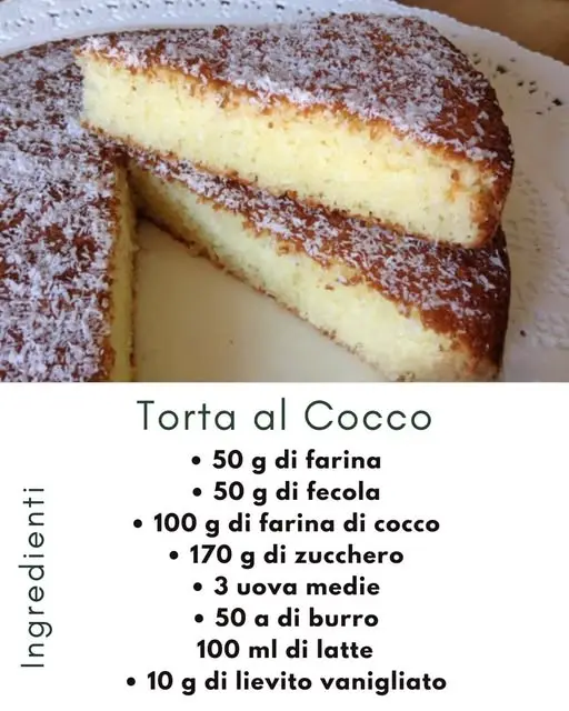torta al cocco soffice