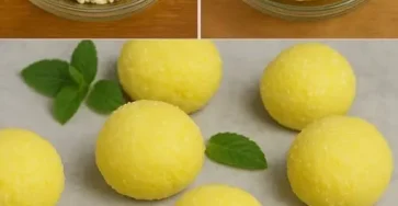 tartufini al limone senza cottura