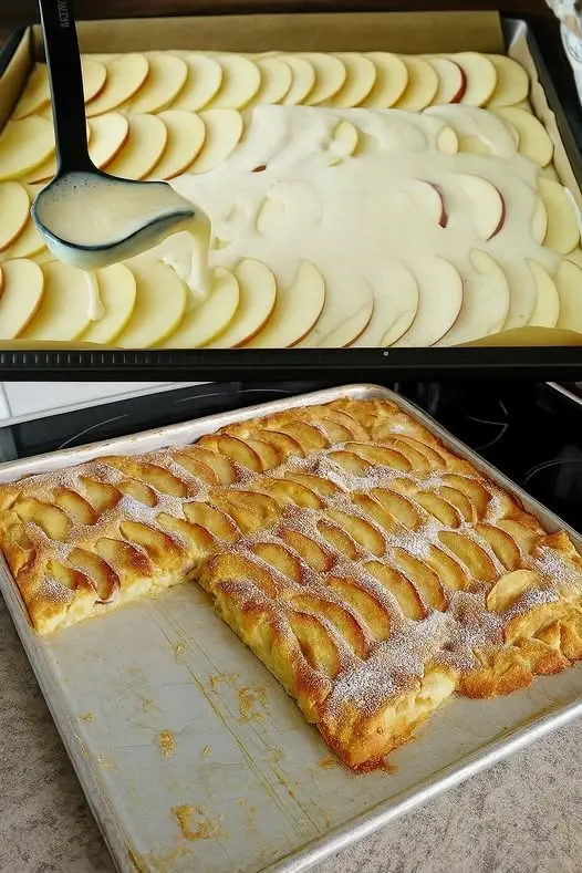 torta morbida di mele teglia