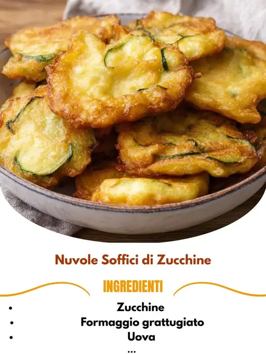 nuvole soffici di zucchine