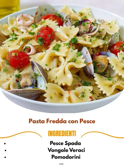 pasta fredda con pesce