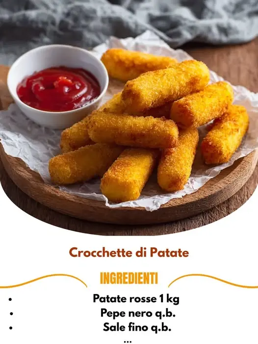 ricetta crocchette di patate