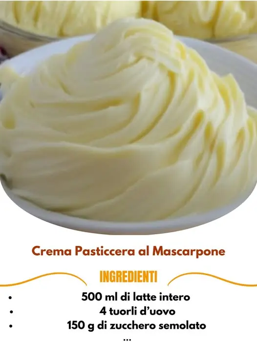 crema pasticcera al mascarpone