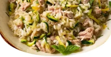 riso freddo tonno e zucchine
