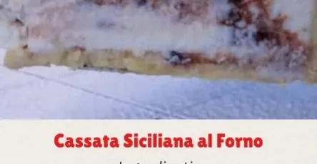 cassata siciliana al forno