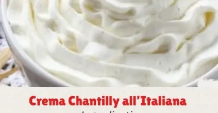 ricetta crema chantilly
