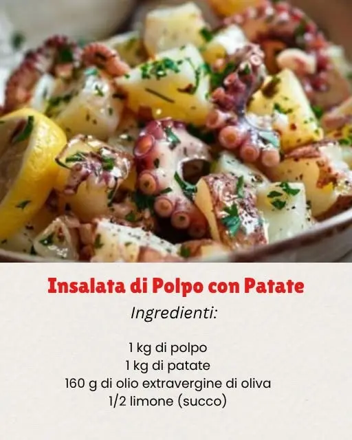 insalata polpo e patate