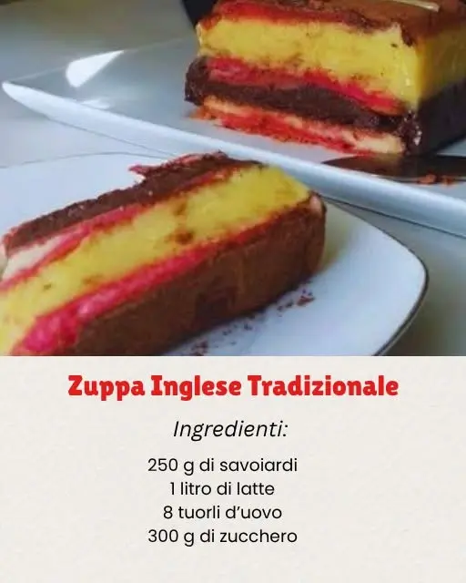 ricetta zuppa inglese