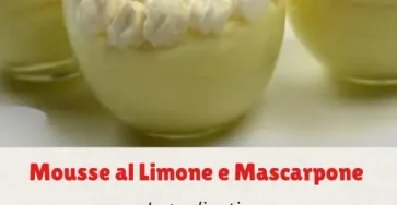 mousse al limone e mascarpone