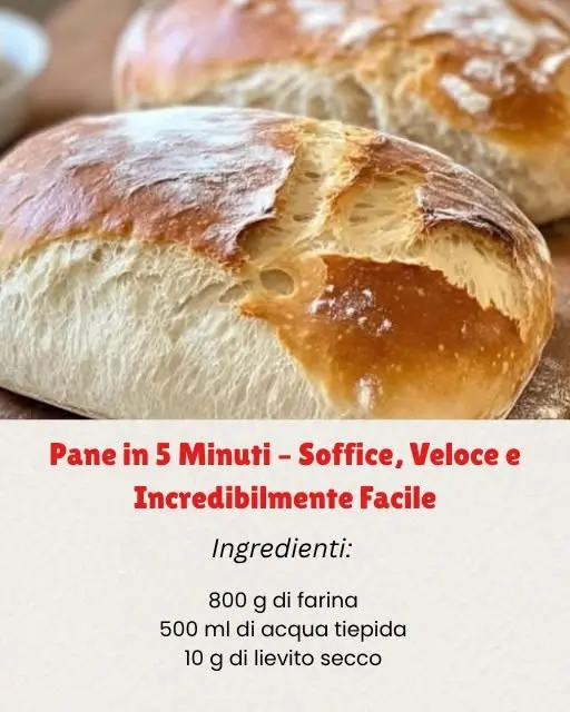 pane in 5 minuti