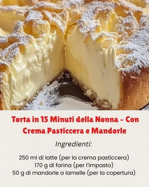 torta veloce 15 minuti