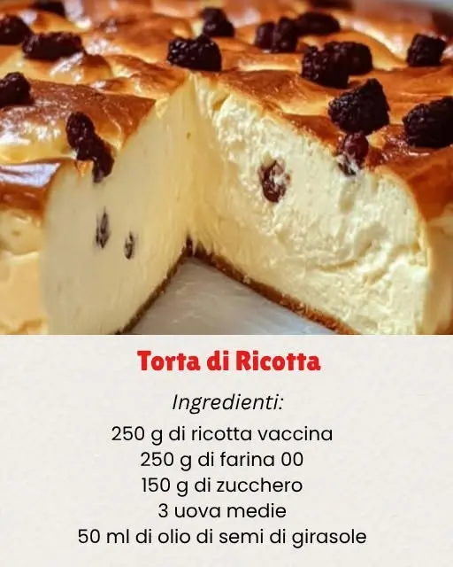 torta di ricotta