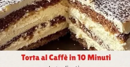 torta al caffè veloce 10 minuti