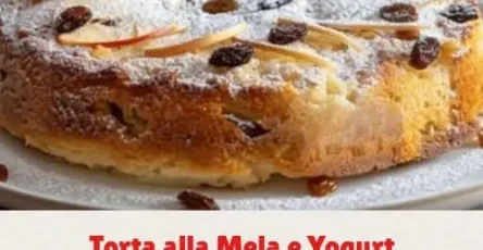torta mele e yogurt
