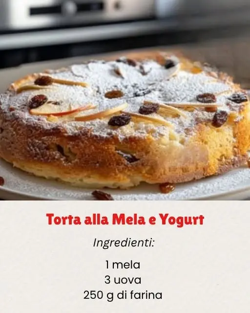 torta mele e yogurt