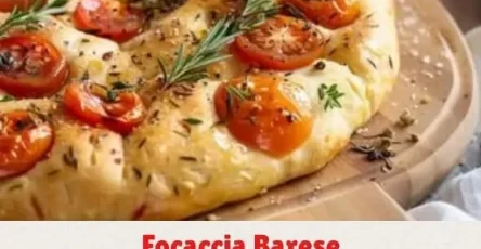 ricetta focaccia barese
