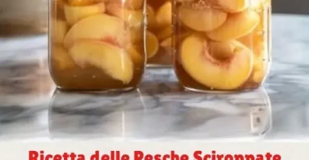 ricetta pesche sciroppate