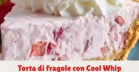 torta fredda alle fragole