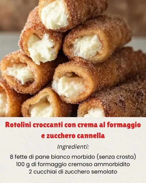 rotolini alla cannella e philadelphia
