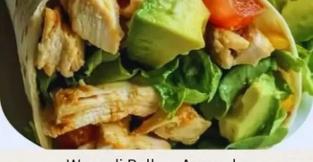 wrap pollo e avocado