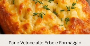 pane veloce formaggio erbe