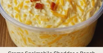 crema spalmabile cheddar e ranch