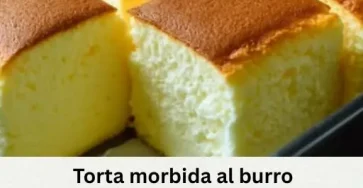 torta morbida al burro
