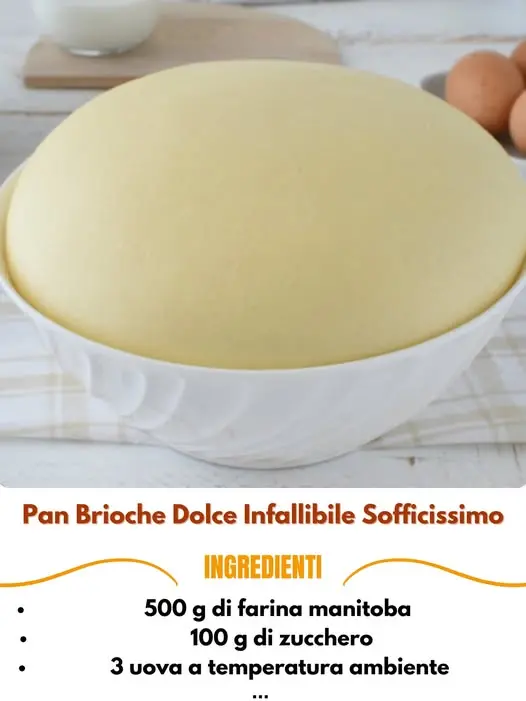 ricetta pan brioche dolce