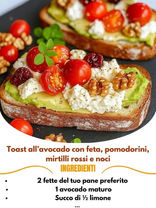 avocado toast feta pomodorini