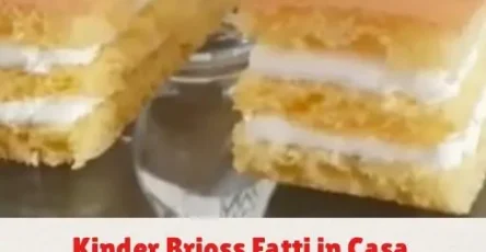 kinder brioss fatti in casa